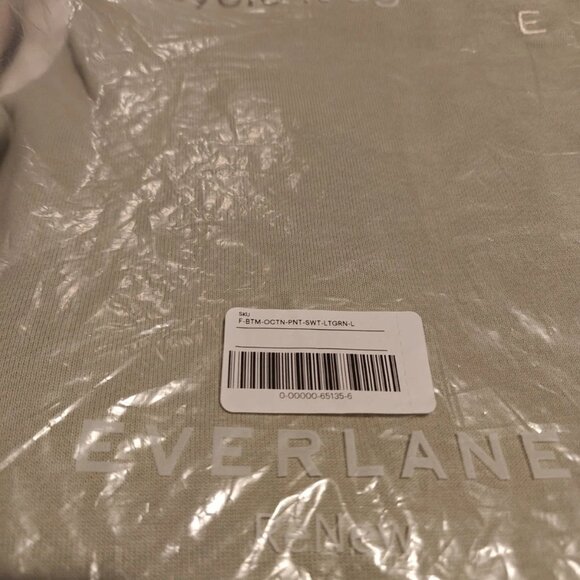 NEW WITH TAGS Everlane ReNew Track Jogger (Size L) and Half-Zip (Size S) Laurel - Picture 4 of 5
